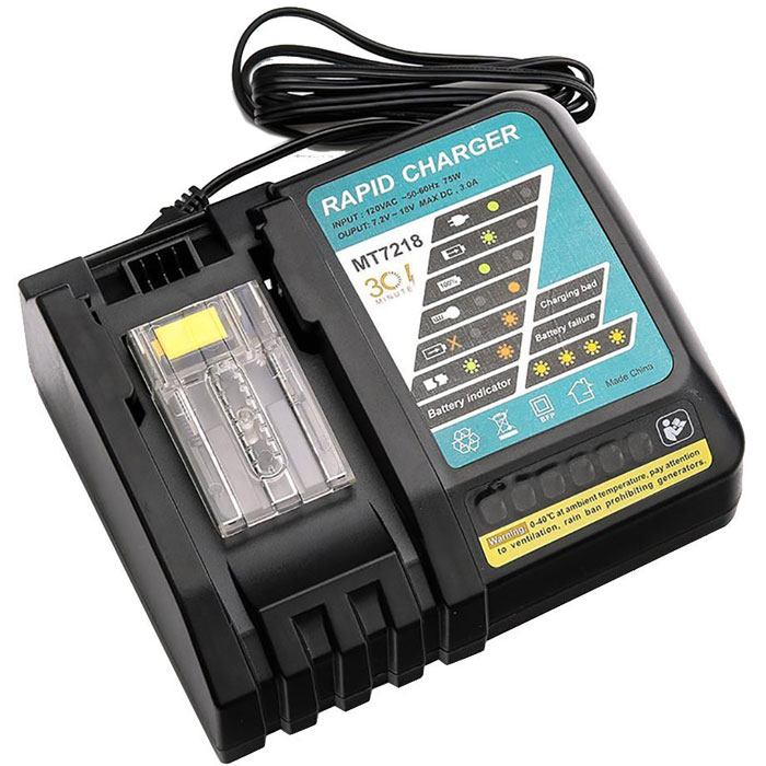 Ersatz Akkuladegerät für Makita 14.4V-18V Li-ion Compatible Akkuladegerät Makita for 14.4V-18V Li-ion