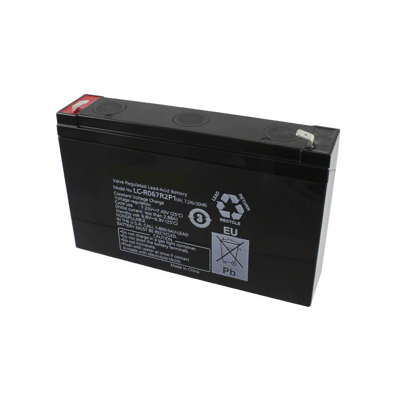 Ersatz Gerätebatterie für Neurotron 6V 7.2A Compatible Gerätebatterie Neurotron for 6V 7.2A
