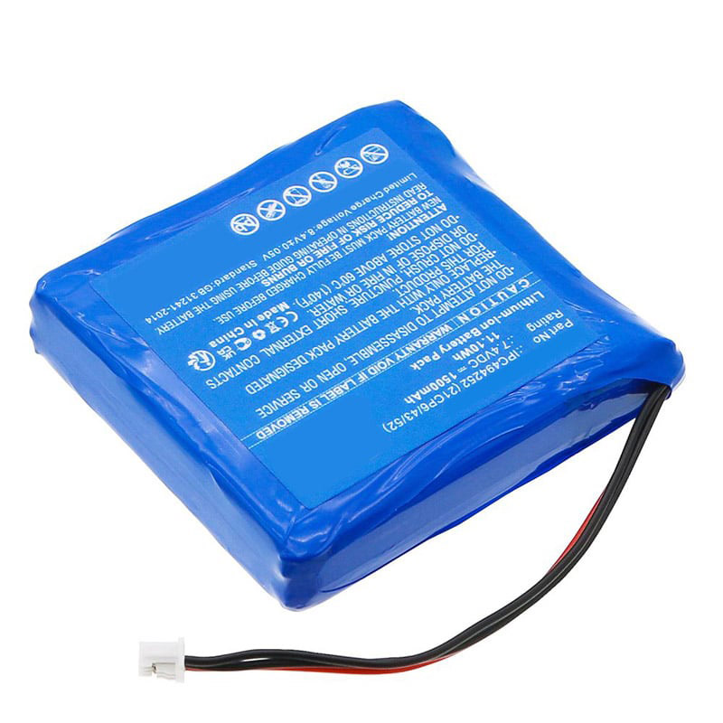 Ersatz Gerätebatterie für Medcaptain 2.3.02.00201 Compatible Gerätebatterie Medcaptain for 2.3.02.00201
